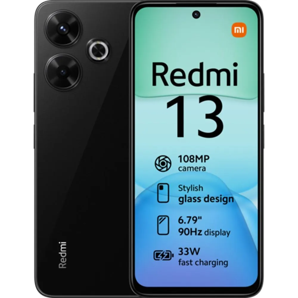 XIAOMI Redmi 13 6,79" 256GB 8GB Black