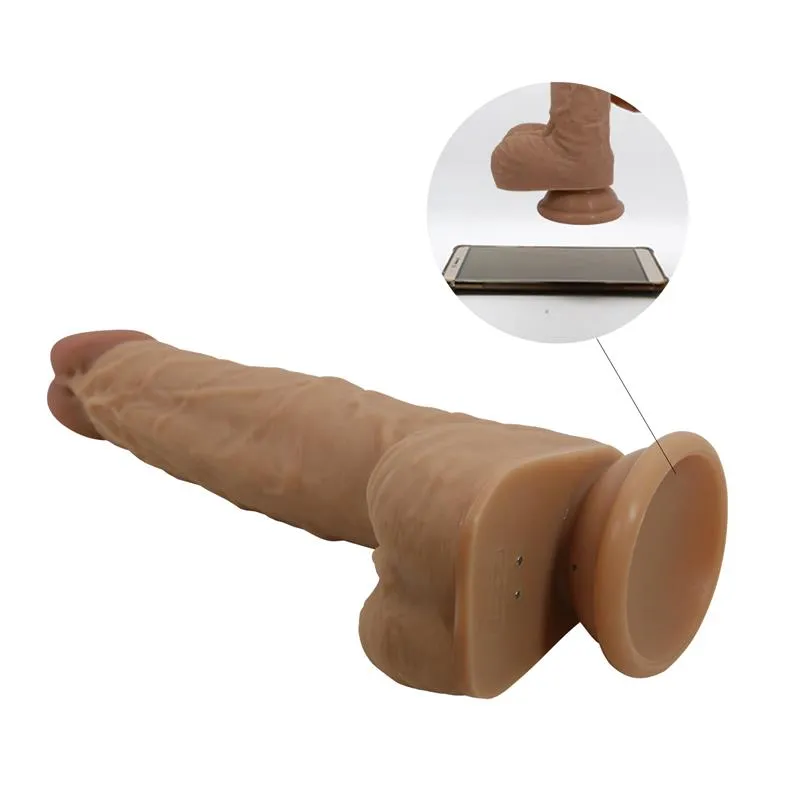 Jonathan Dildo con Vibración y Empuje Control Remoro