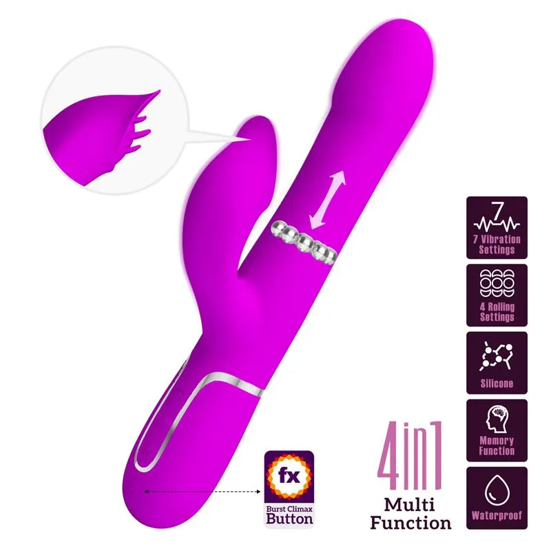 Imagen de Falin Rolling Vibrador con Bolas Rotatorias USB