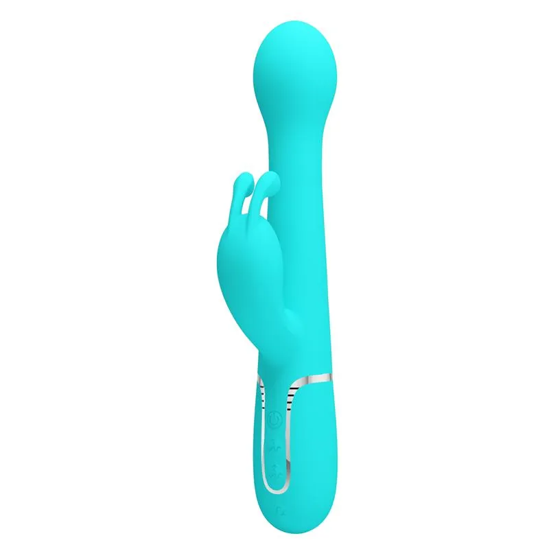 Imagen de Vibrador con Thrusting y Bolas Rotatorias Dejon Azul