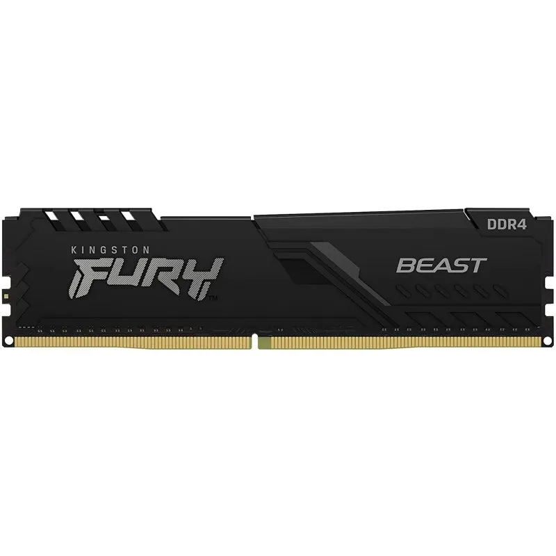 Memoria ram ddr4 16gb kingston - 3600mhz - pc4 28800 - fury beast negro - cl 18 - 1.35v