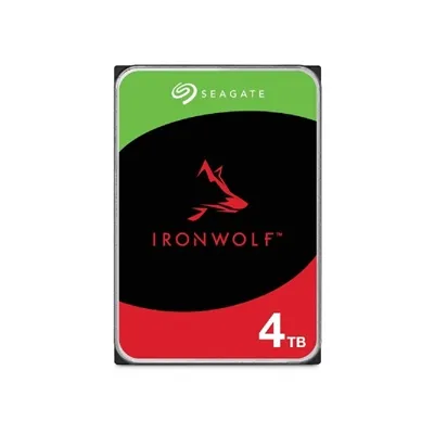 Disco duro interno hdd seagate ironwolf nas st4000vn006 4tb 3.5 pulgadas 5400rpm -  256mb -  sata 6gb - s