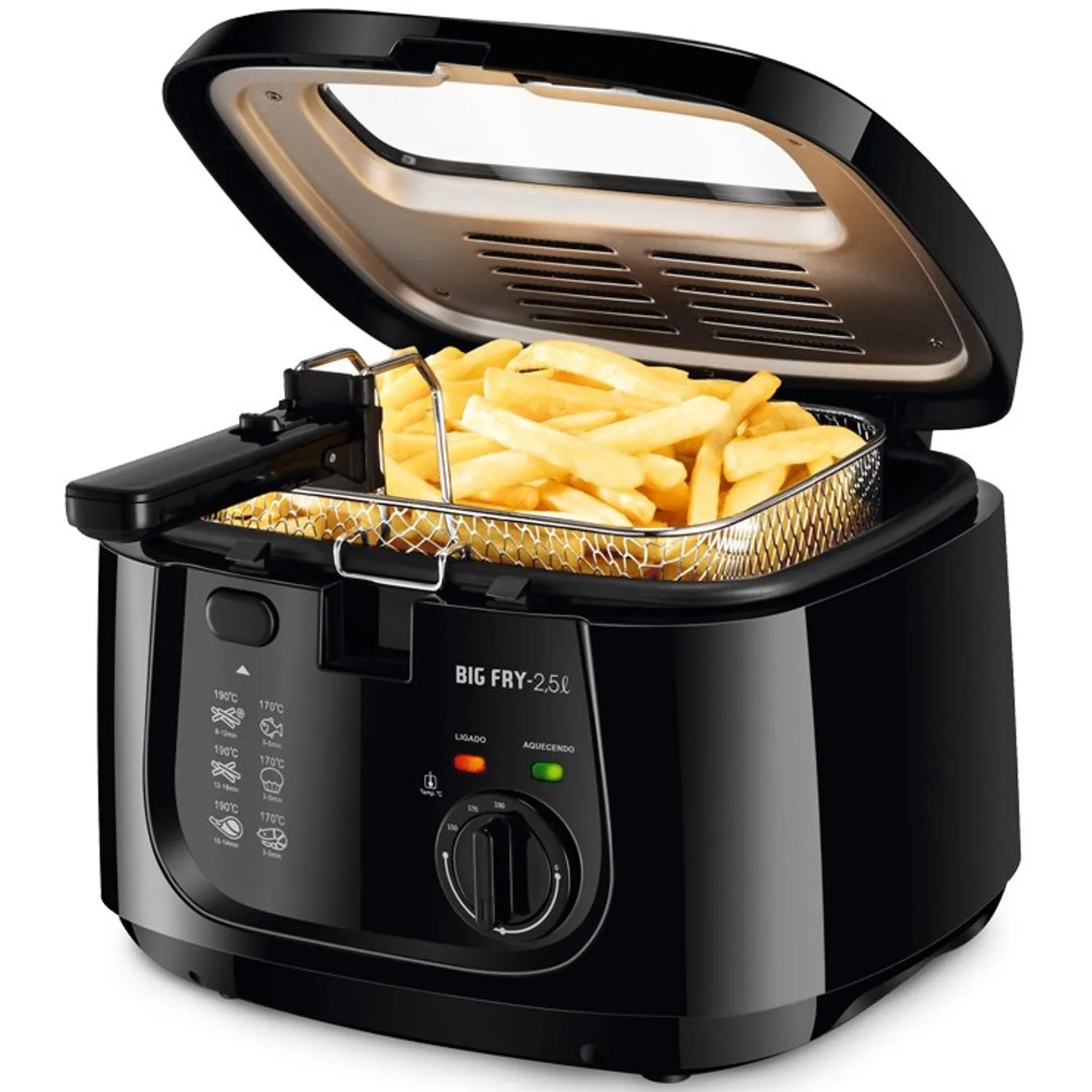 Freidora big fry mondial ft07 1800w 2.5l