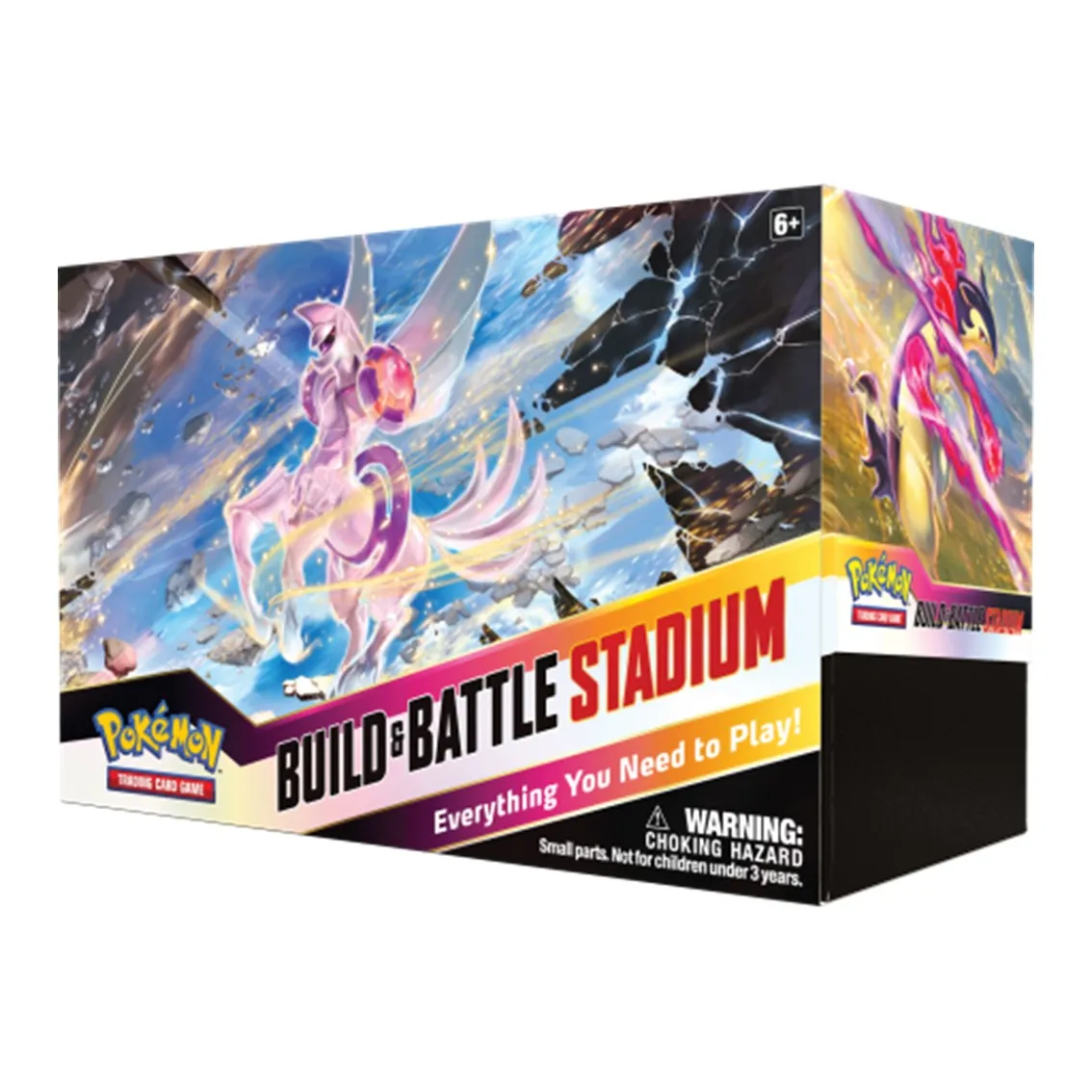 Juego de cartas pokemon tcg sword and shield astral radiance build and battle stadium box inglés
