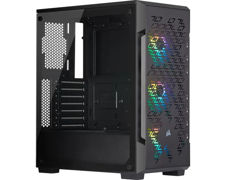 CAJA SEMITORRE ATX ICUE 220T AIRFLOW RGB TG BLACK CORSAIR