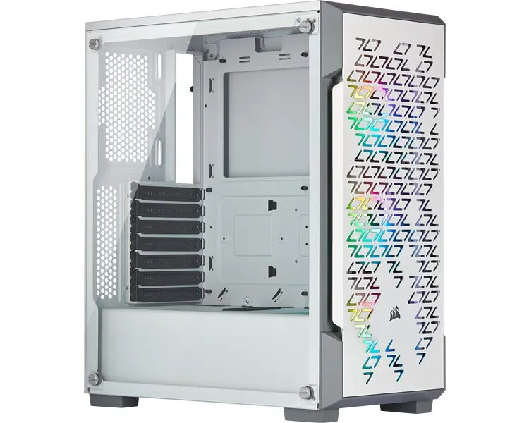 CAJA SEMITORRE ATX ICUE 220T AIRFLOW RGB TG WHITE CORSAIR