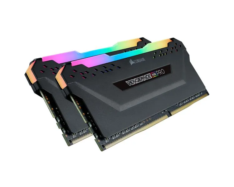 DDR4 16 GB(2X8KIT) 3200 VENGEANCE PRO BLACK RGB LED CORSAIR