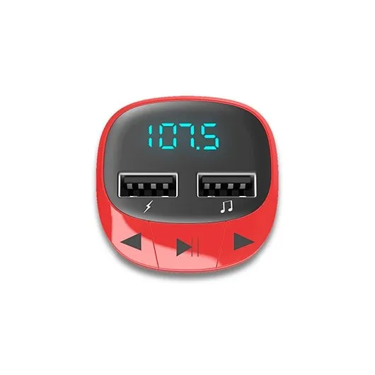 Energy sistem Car Transmitter FM Red (microSD,MP3)