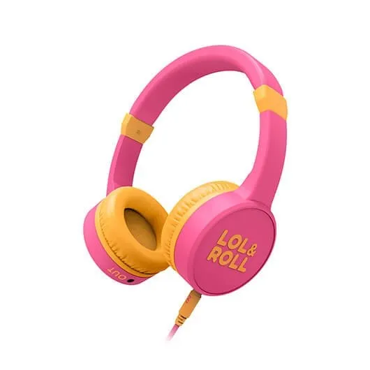 Auriculares micro energy sistem lol&roll pink supraural -  diadema -  jack 3.5mm -  limitador de volumen