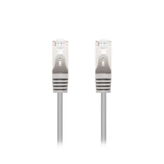 CABLE DE RED LATIGUILLO RJ45 FTP CAT6 AWG24 10 M GRIS NANOCABLE