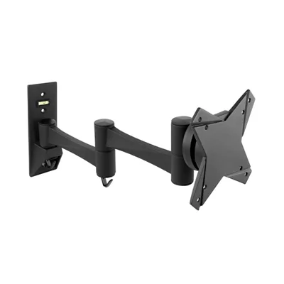 Soporte pared tv tooq lp2323tn - b 13 pulgadas -  27 pulgadas giratorio - inclinable carga maxima 15kg