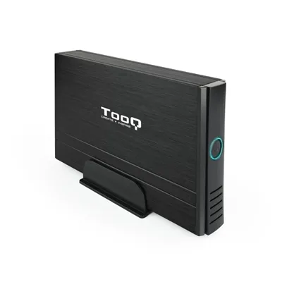 Caja externa tooq tqe - 3520b para hdd 3.5 pulgadas sata usb 2.0 negro