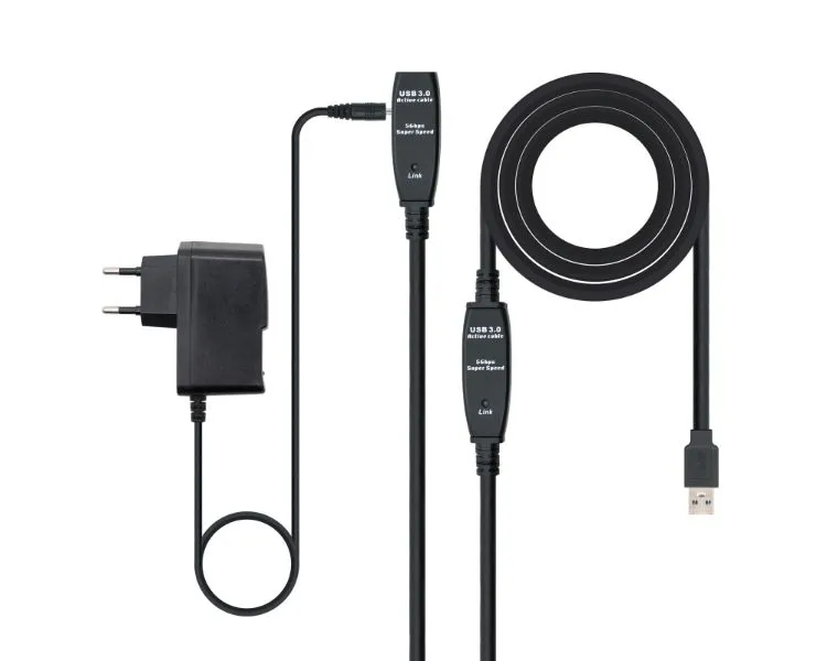 CABLE EXTENSION USB 3.0 TIPO A/M-A/H 15M NANOCABLE