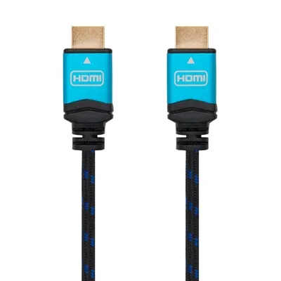 Cable nanocable hdmi v2.0 4k macho - macho negro 1m