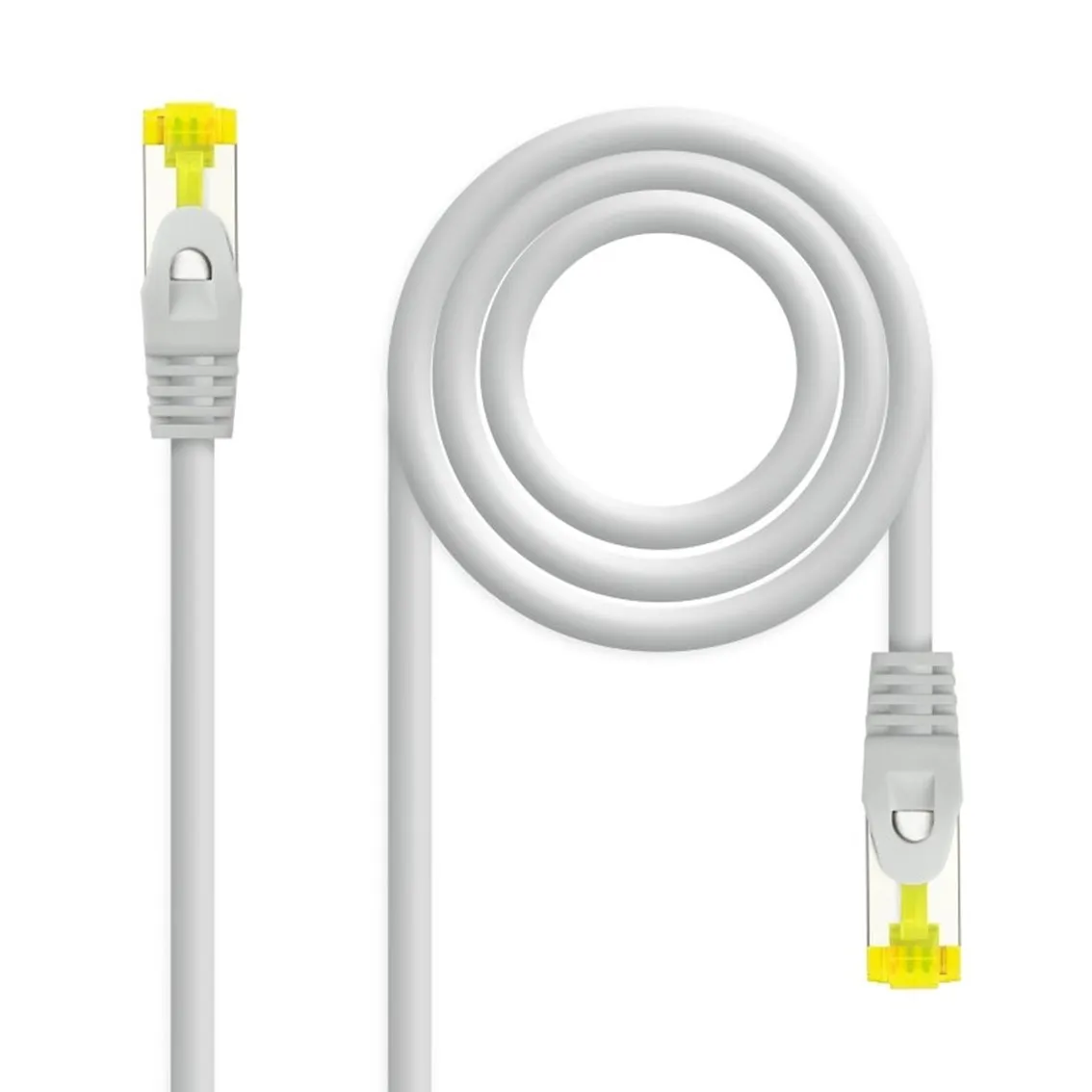 Latiguillo cable red lszh - sftp cat.6a rj45 nanocable 2m gris