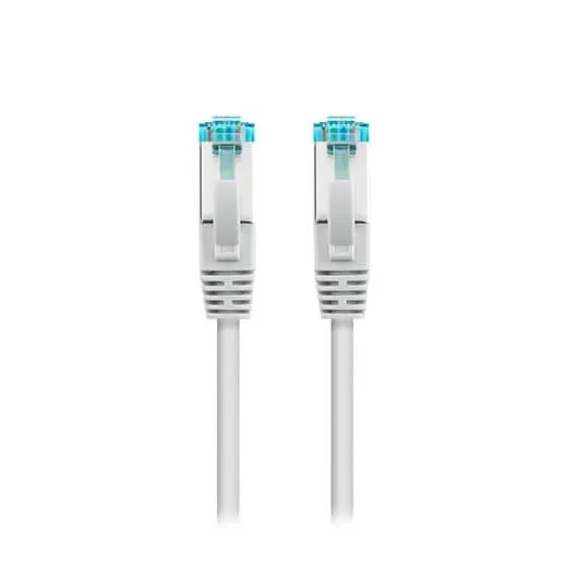 Latiguillo cable red nanocable rj45 lszh cat.7 3m gris 600mhz -  3m -  awg26