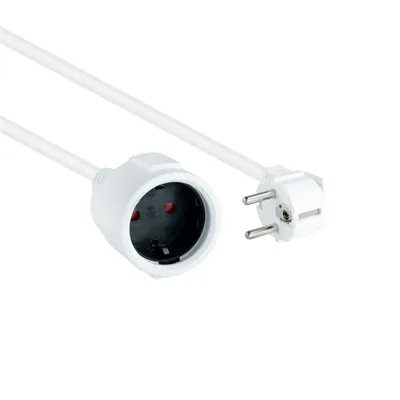 CABLE ALIMENTACION ALARGADOR SCHUKO 3 M BLANCO NANOCABLE