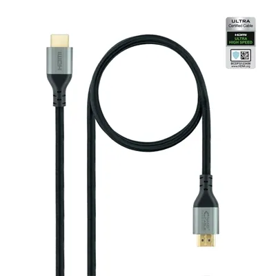 Cable hdmi 2.1 nanocable 1m -  macho - macho -  negro