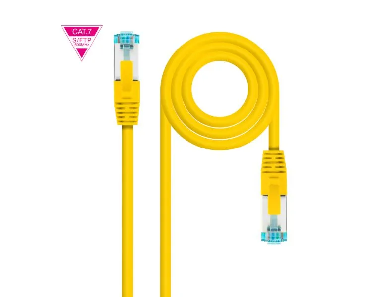 CABLE DE RED LATIGUILLO 600MHZ LSZH SFTP PIMF CAT7 AWG26 0.30 M AMARI NANOCABLE