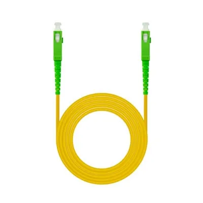 Latiguillo cable fibra optica mono nanocable sc - apc lszh amarillo 5m