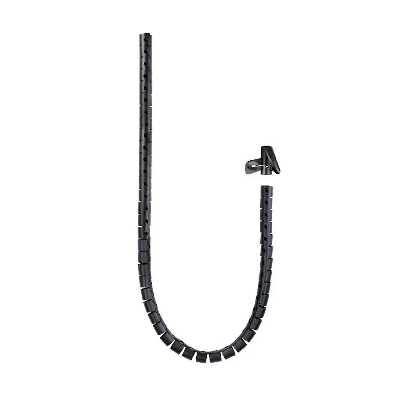 ORGANIZADOR CABLES FLEXIBLE 25MM 2 M NEGRO NANOCABLE