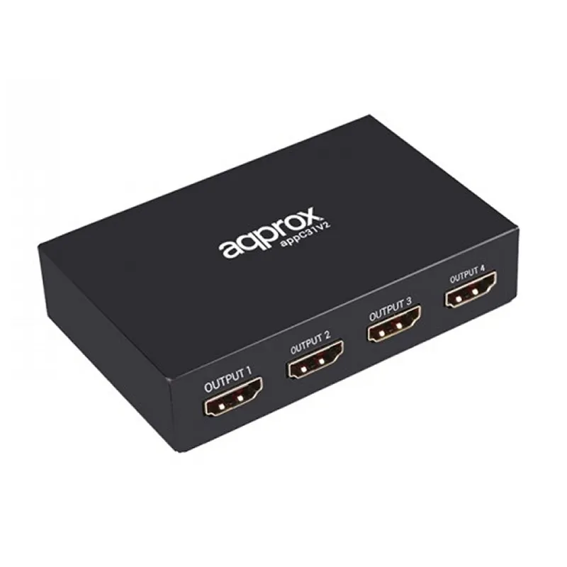 HDMI SPLITTER 4 PUERTOS 1080P V2 APPROX
