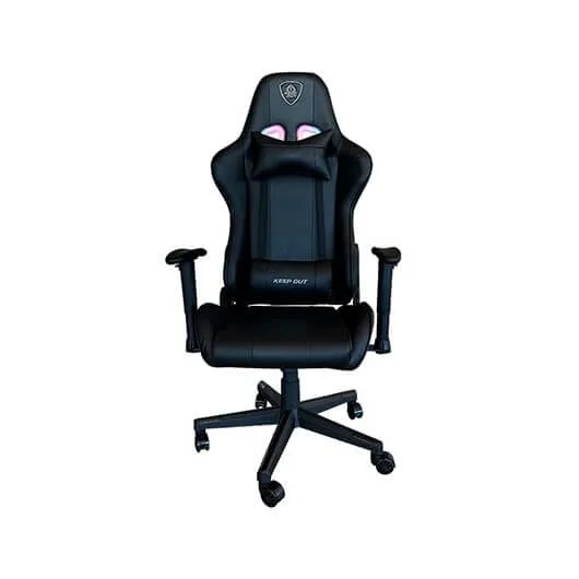 Imagen de Silla gaming keep out racing pro rgb incluye cojines cervical y lumbar