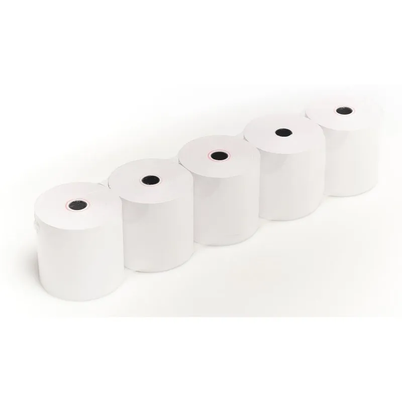 Imagen de iggual Pack 5 rollos papel térmico sin BPA 80X80mm