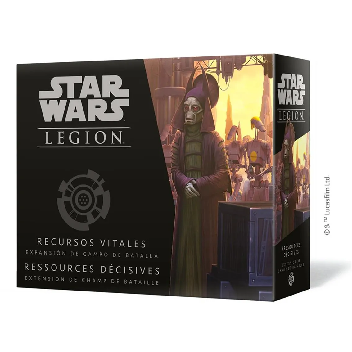 Juego de mesa star wars legion : recursos vitales pegi 14
