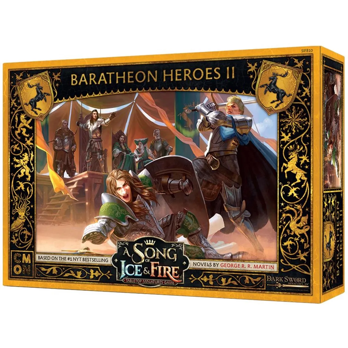 Juego de mesa asmodee cancion de hielo y fuego: heroes baratheon ii pegi 14