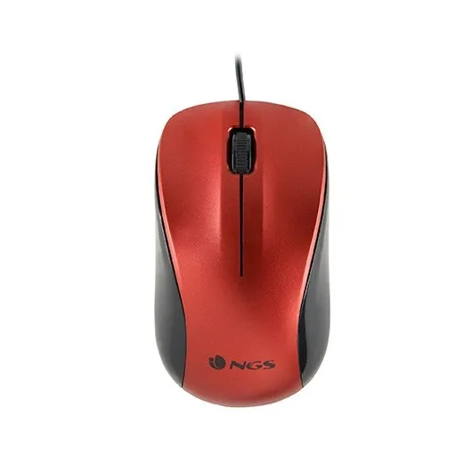 NGS Ratón Óptico WIRED RED