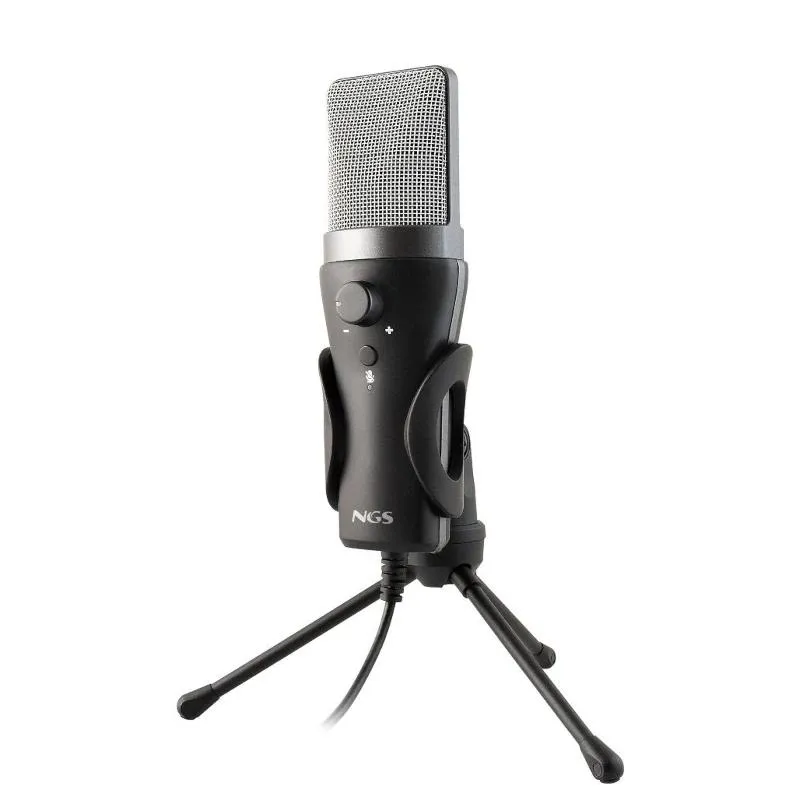 Imagen de NGS Micrófono PC Usb con soporte tripode