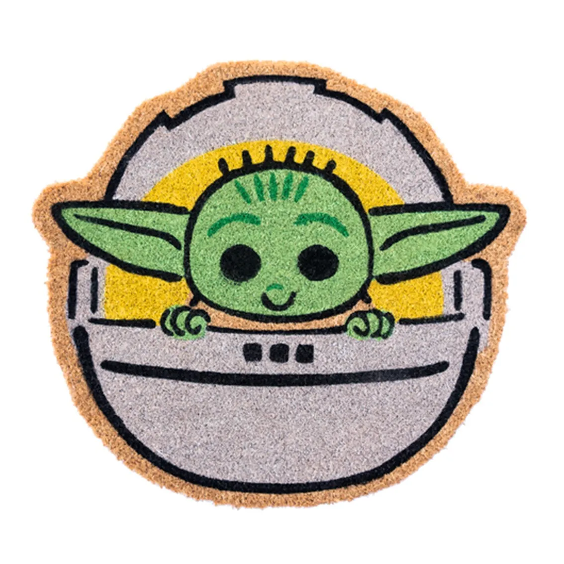 Felpudo troquelado star wars the mandalorian the child