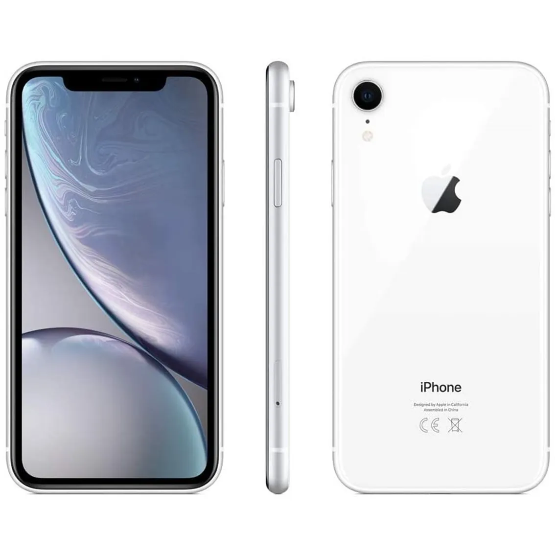 Telefono movil smartphone reware apple iphone xr 128gb white 6.1pulgadas reacondicionado - refurbish - grado a+