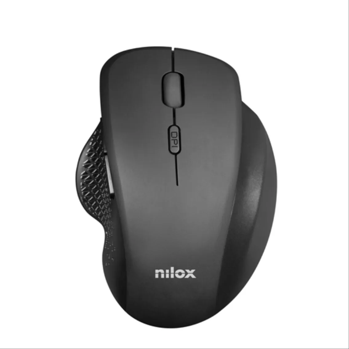 Nilox Ratón Wireless 3200 DPI, 2.4G, Negro