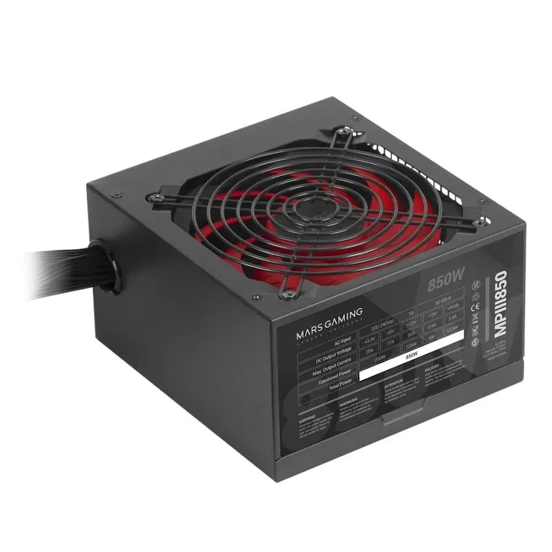 Fuente de alimentacion mars gaming mpiii850 850w atx