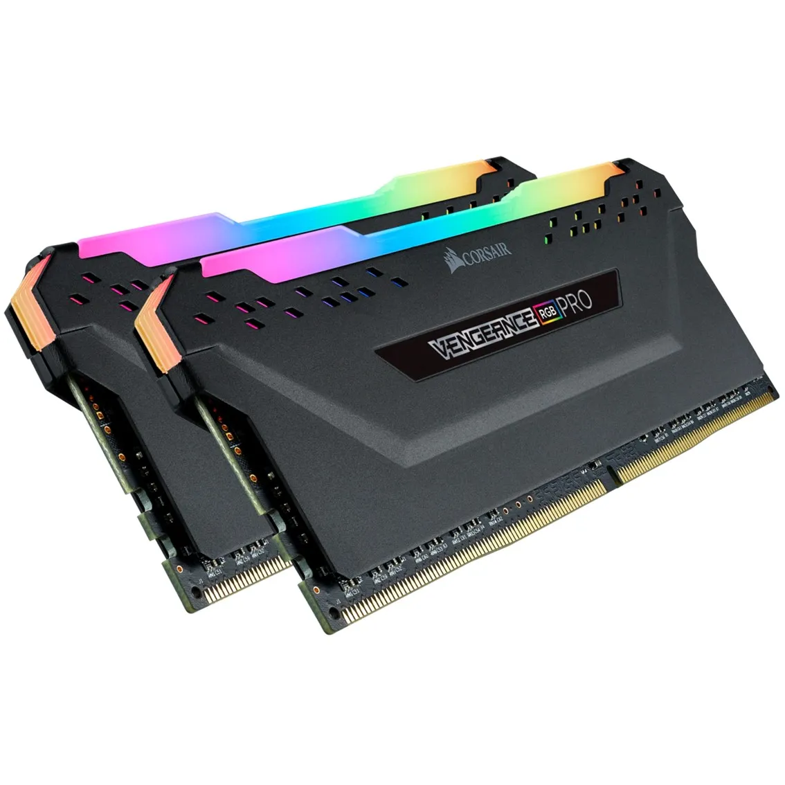 Memoria ddr4 16gb kit 2x8 corsair vengeance - pc4 - 25600 -  3200mhz -  c16 rgb negro