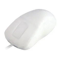 Mouse raton industrial active key usb optico ip68 blanco