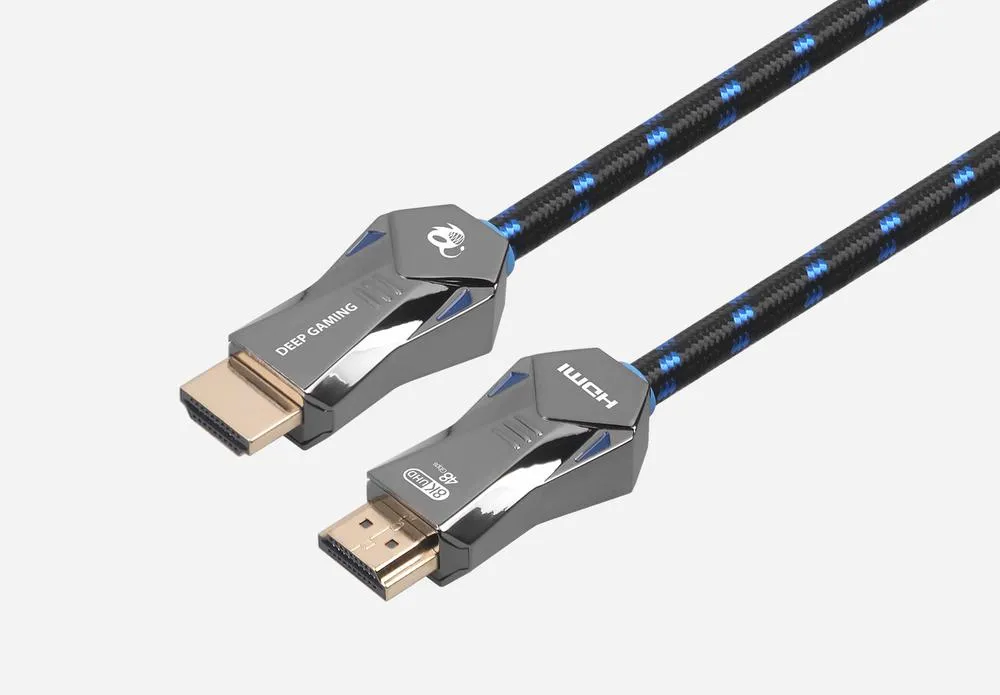 Cable hdmi 2.1 deep gaming 4k - 120hz 8k - 60hz 2m - macho - macho