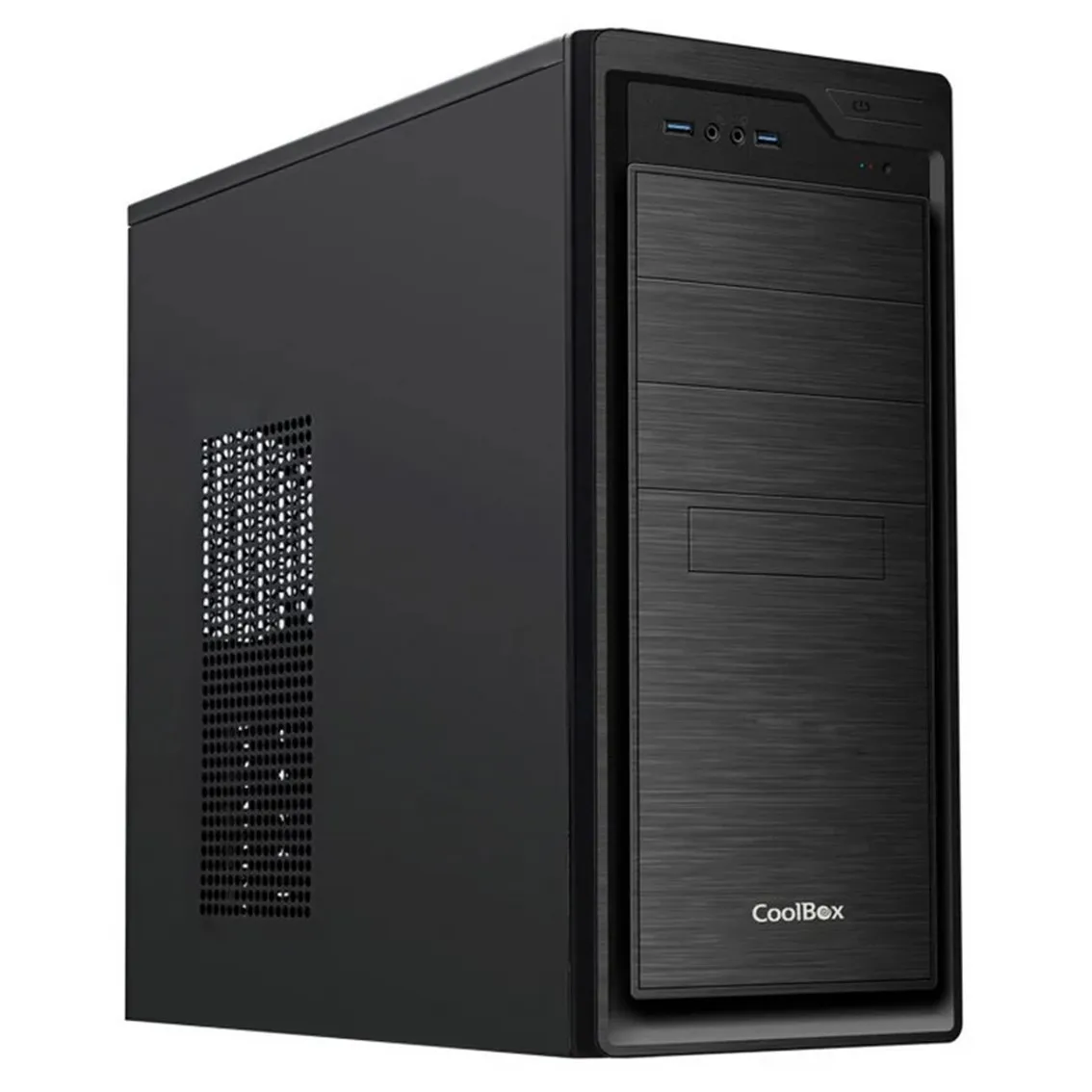 Caja ordenador sobremesa coolbox f800 atx usb 3.0 + fuente de alimentacion basic 500w