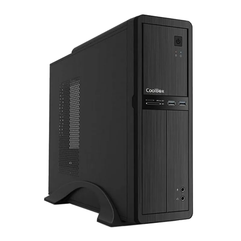 CAJA SOBREMESA MICROATX T300 FA/500GR NEGRO COOLBOX