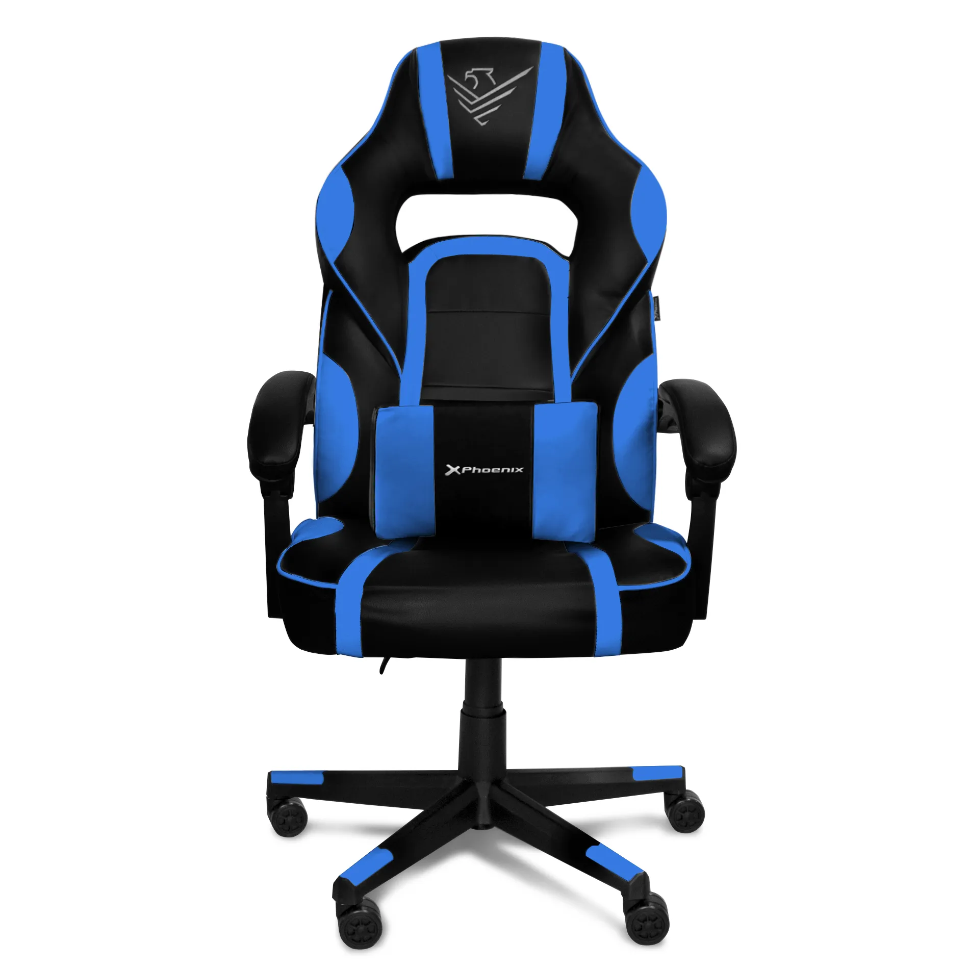 Imagen de Silla gaming phoenix trophy cuero pu azul