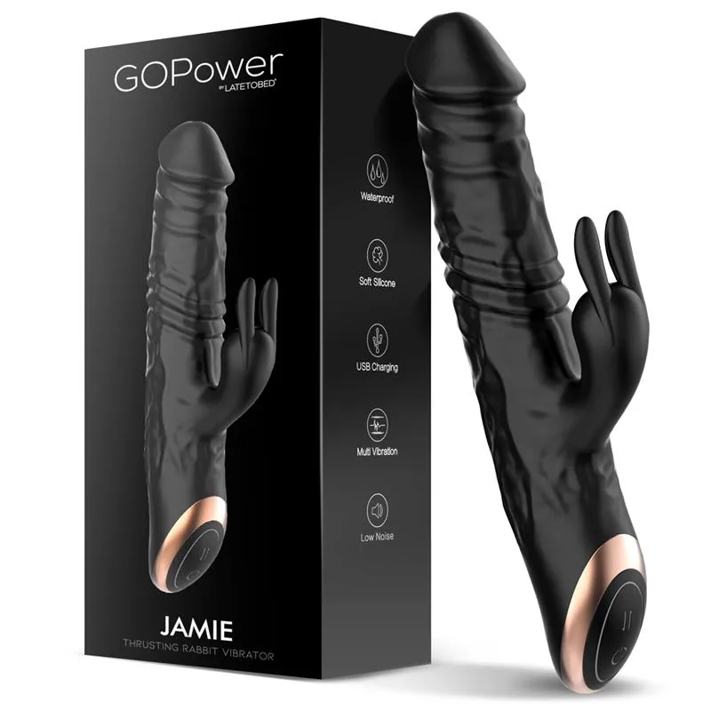 Jamie Vibrador con Conejito Movimiento Thrusting