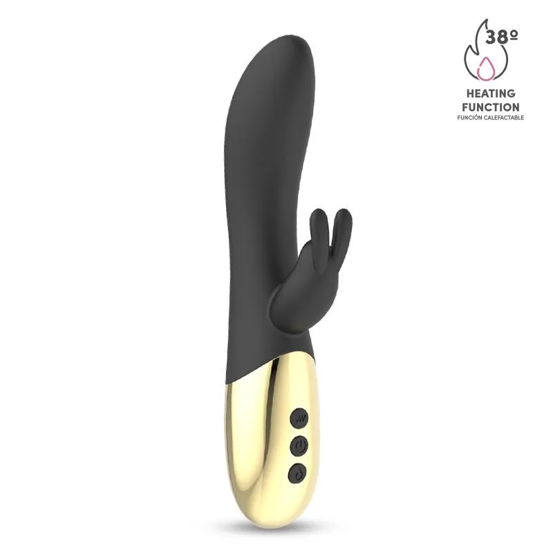 Leums Vibrador Rabbit con Función de Calor Punto G USB Magnético