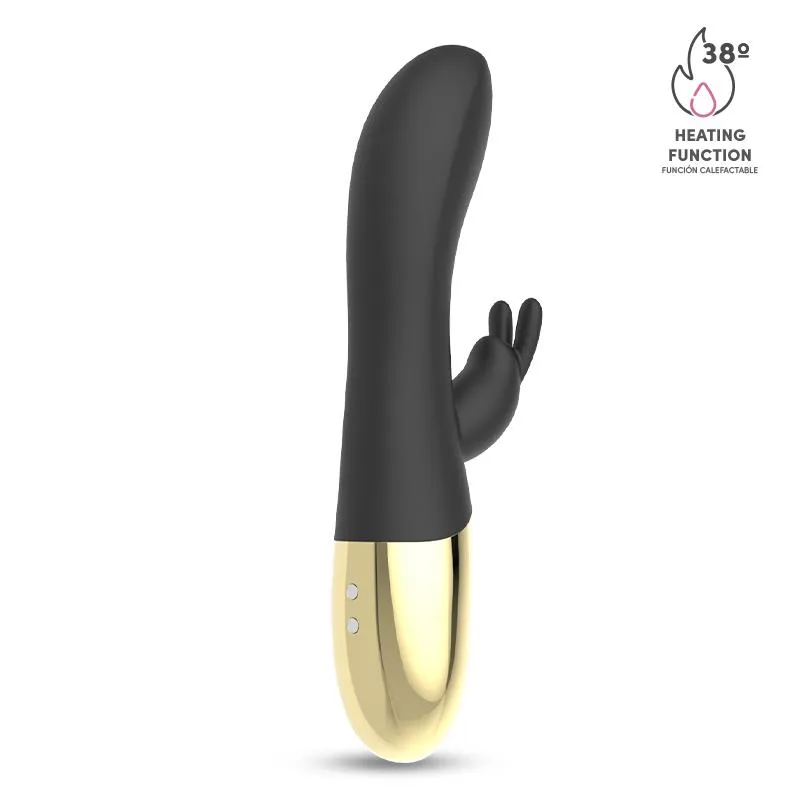 Leums Vibrador Rabbit con Función de Calor Punto G USB Magnético