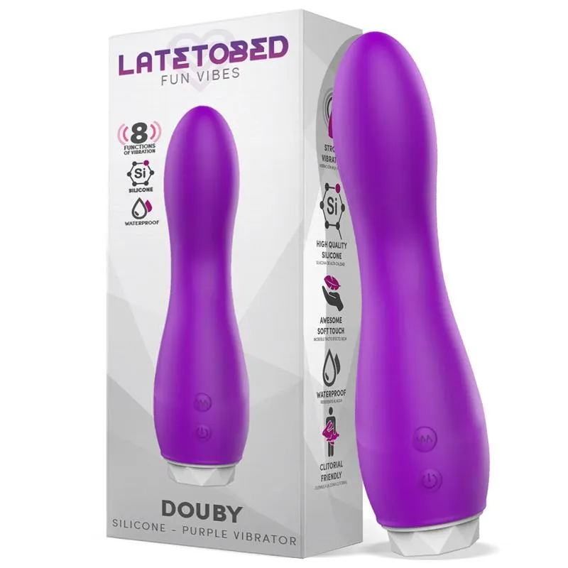 Imagen de Douby Vibrador Silicona Púrpura