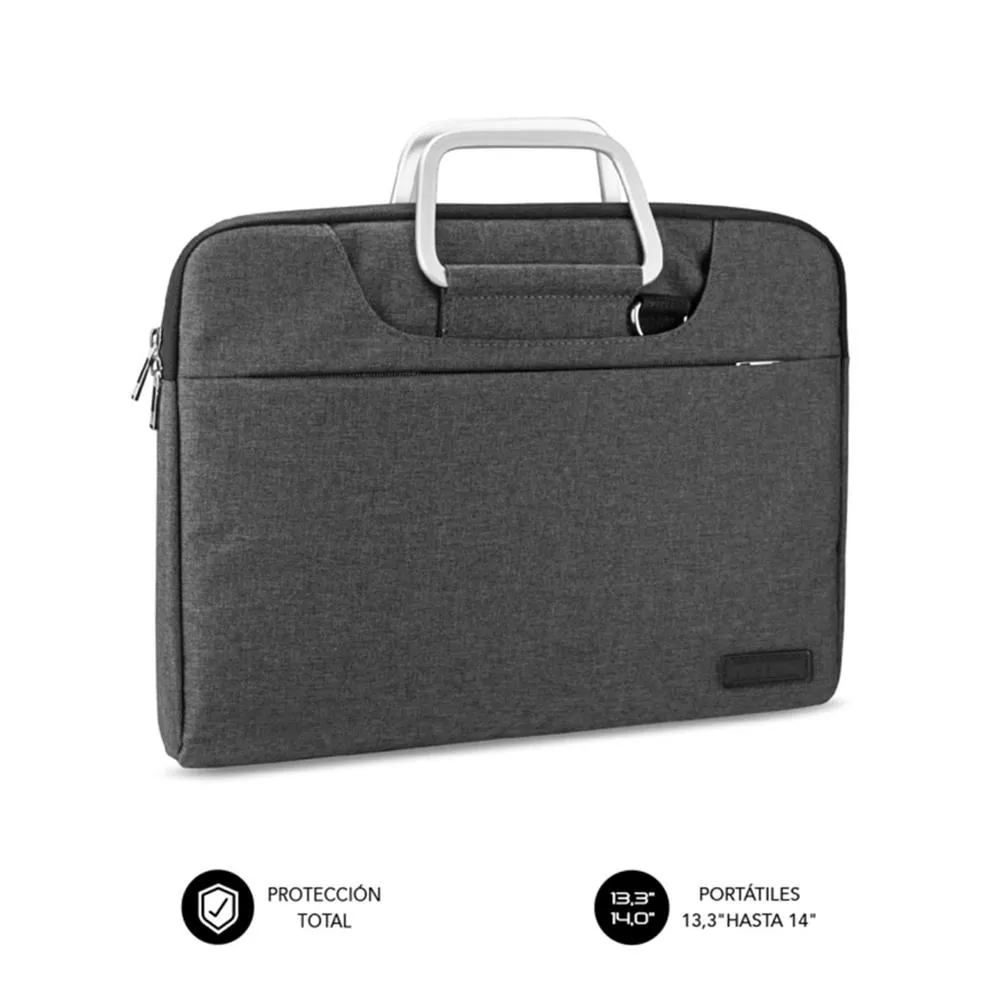 Funda subblim business laptop sleeve para portatil 13.3 pulgadas - 14 pulgadas gris