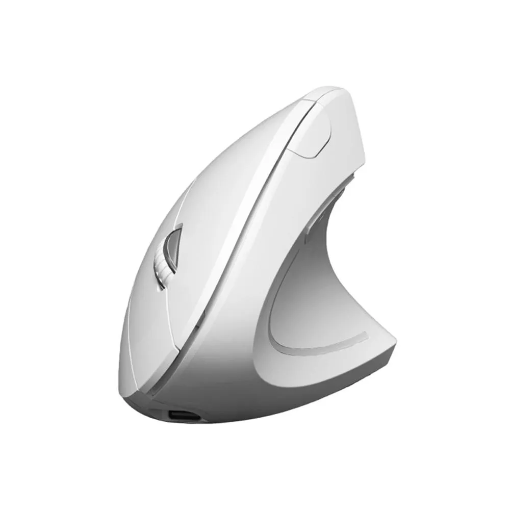 RATON OPTICO DUAL GLIDE VERTICAL ERGO DUAL BATERIA BLANCO SUBBLIM