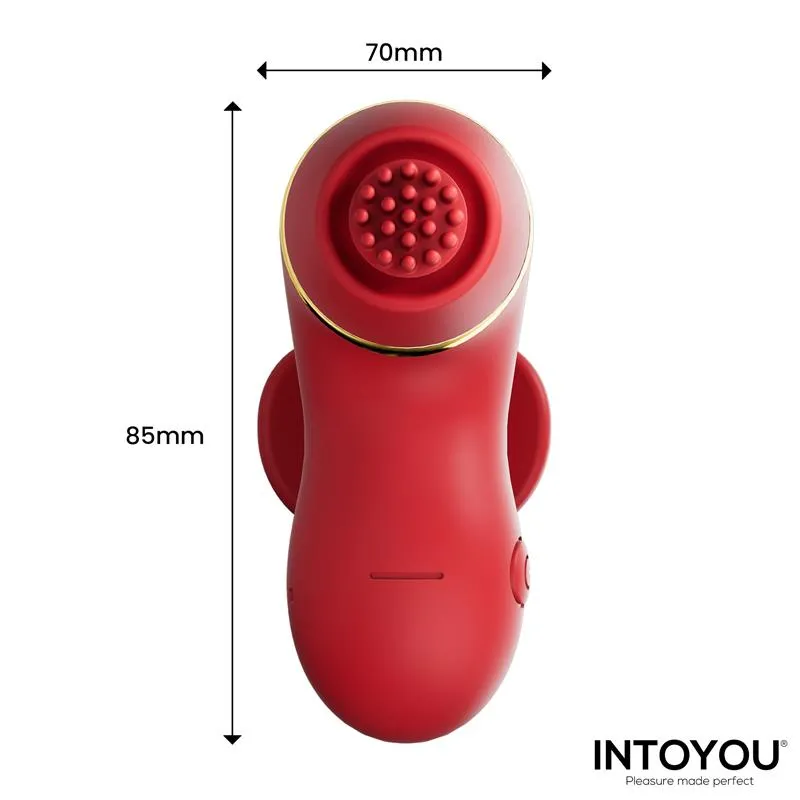 Beeny Estimulador con 4 Cabezales, Succión, Tapping, Tickling y Licking