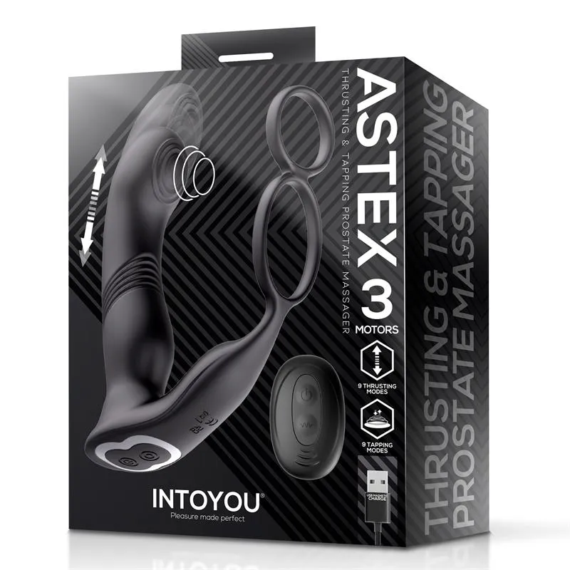 Astex Masajeador Prostático con Thrusting y Tapping